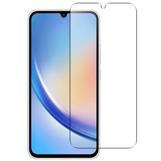 INCOVER Samsung Galaxy A55 (5G) Arc Edge Herdet Glas Skjermbeskytter - Case Friendly - Gjennomsiktig