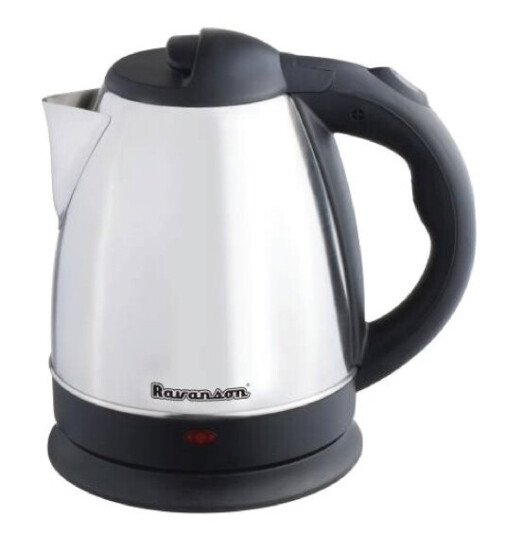 Ravanson CB-7015 Vannkoker 1,8 L 1800 W Svart Rustfritt Stål med Vannivåindikator