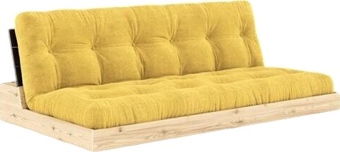 Karup Design Base Sovesofa Svart Natt/514 Honning