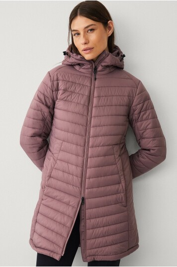 Áhkká Parka Quilted Parka Ltw W Lilla