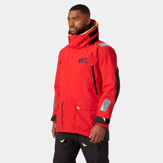 Helly Hansen Herre Skagen Offshore Seilerjakke Rød S