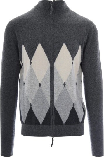 Ballantyne Herre Strikkevarer Grå 3XL,
