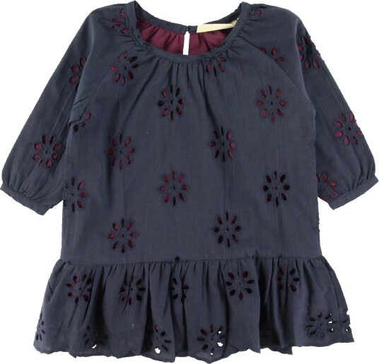 Soft Kjole Gretchen Anthracite m. Blomster Soft 74 Kjole Grå