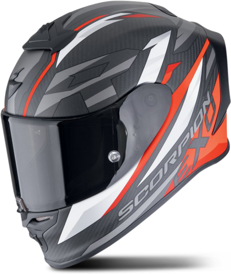 Scorpion Helhjelm EXO-R1 EVO Karbon Air Runner Mattsvart-Rød Scorpion Helhjelm EXO-R1 EVO Karbon Air Runner Mattsvart-Rød