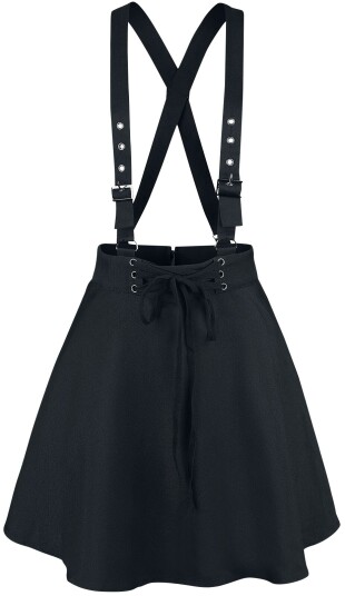 Banned Alternative Goth Kort skjørt Absence Of Light Skirt XS til XXL Damer svart