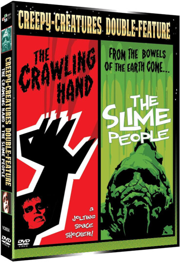 CreepyCreature DoubleFeature: The Slime People 1963 + The Crawling Hand 1963 DVD