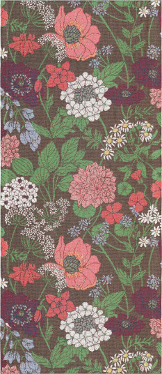 Ekelund Linneväveri Blomsterfång bordløper 35x80 cm Multi