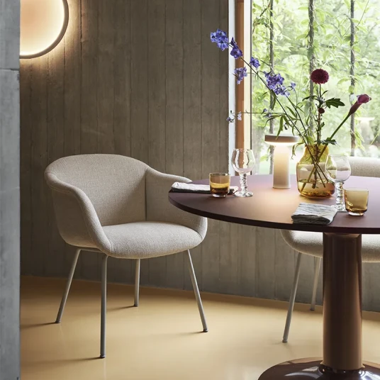 Muuto Fiber Soft Armchair Tube Base Ecriture 240 Grey Muuto Fiber Soft Armchair Tube Base Ecriture 240 Grey