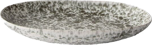 Tell Me More Rivoli serveringsfat liten 37x21,5 cm green splatter