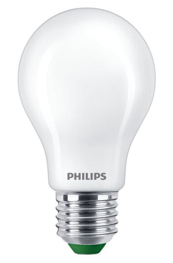 Philips - Led-Filamentlyspære - Form: A60 - Mattslipt Finish - E27 - 4 W (Ekvivalent 60 W) - Klasse A - Varmt Hvitt Lys - 2700 K (En Pakke 2) Philips - Led-Filamentlyspære - Form: A60 - Mattslipt Finish - E27 - 4 W (Ekvivalent 60 W) - Klasse A - Varmt Hvitt Lys - 2700 K (En Pakke 2)