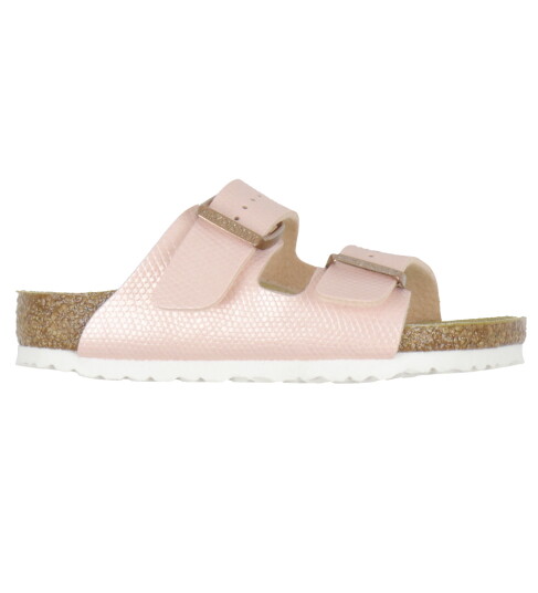 Birkenstock Sandaler Arizona Kids BS Shiny Lizard/Light Rose 32 Sandals Rosa