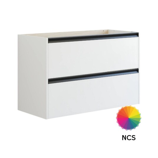 Dansani Inzo Classic Skap med Integrert Grep 2 Skuff B60 120xh64xd44cm NCS Farge / 100cm Dansani Inzo Classic Skap med Integrert Grep 2 Skuff B60 120xh64xd44cm NCS Farge / 100cm