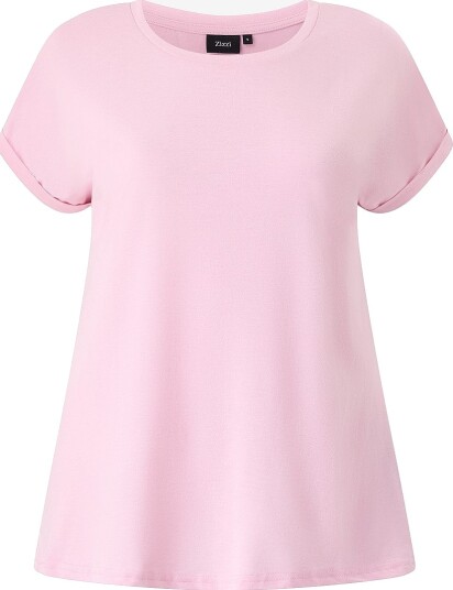 Zizzi Topp T shirts Rosa