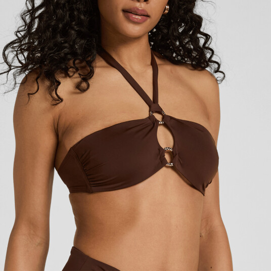 Hunkemöller Bikini BH Madrid Croptop Brun