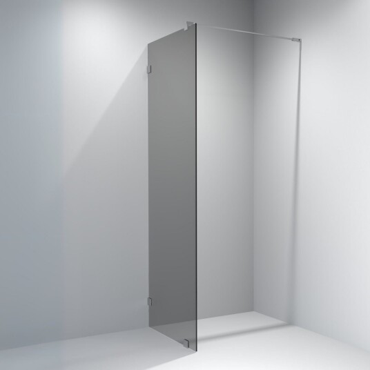 Vikingbad Emil Glassfelt - Farget Glass Krom / 120cm Sotet