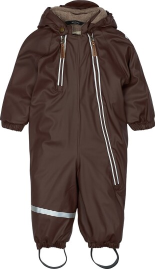 Mikk line Pu Snow Suit 2 Zip Recycled Brown 98