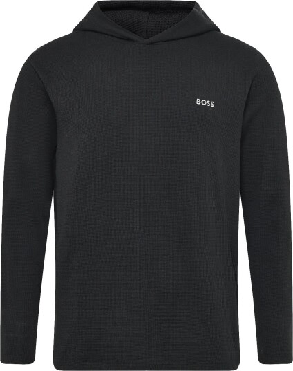 BOSS Waffle Ls Shirt H. BLACK S