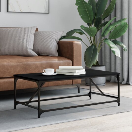 Salongbord svart 100x50x35 cm konstruert tre 8721012124905