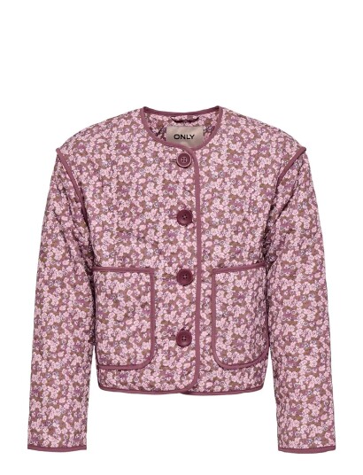 Kids Only Kogtenna Aop Quilted Jacket Otw Pink 152 Kids Only Kogtenna Aop Quilted Jacket Otw Pink 152