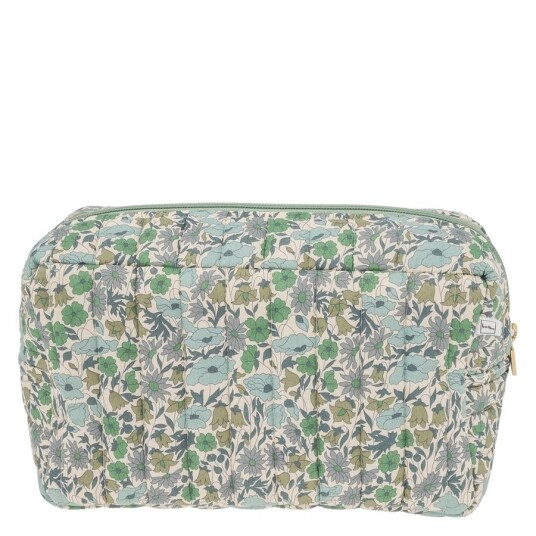 Bon Dep Pouch Square MW Liberty Poppy And Daisy Teal Bon Dep Pouch Square MW Liberty Poppy And Daisy Teal