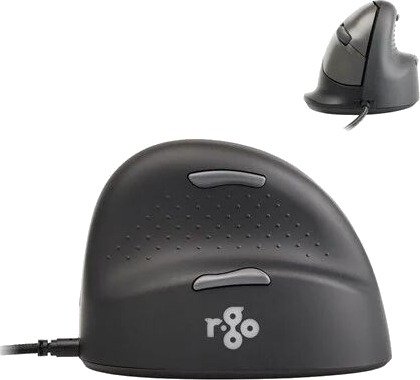 R-Go Tools R-Go HE Break Vertical Mus Optisk 5 Knapper Grå RGOHBRSWDBL