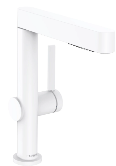 Hansgrohe Finoris Servantbatteri 230 Uttrekkdusj, 2jet, m/bunnventil, Hvit Hansgrohe Finoris Servantbatteri 230 Uttrekkdusj, 2jet, m/bunnventil, Hvit