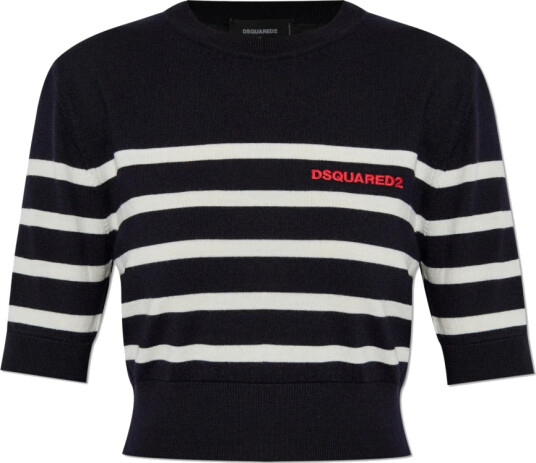 Dsquared2 Dame Strikkevarer Blå S, Dsquared2 Dame Strikkevarer Blå S,