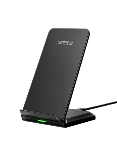 Choetech 10W inductive wireless charger with stand (black)