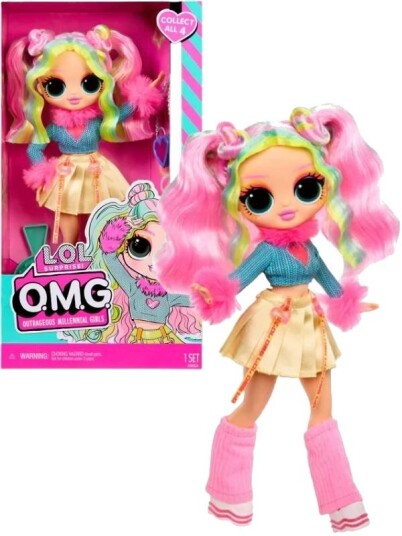 Lol Surprise Omg Entry Doll Bubblegum D.J. Motedukke Med Antrekk Og Styling