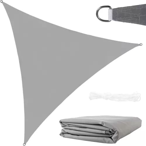 Solseil / Seilduk - Vanntett - 4x4x4 m - 180g/m2