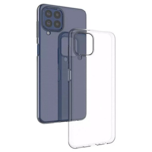 INCOVER Samsung Galaxy M33 Fleksibelt Plast Deksel - Gjennomsiktig