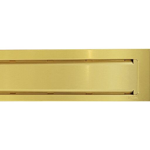 Purus Avløpsrist I Stål Rist Og Ramme 900mm Messing