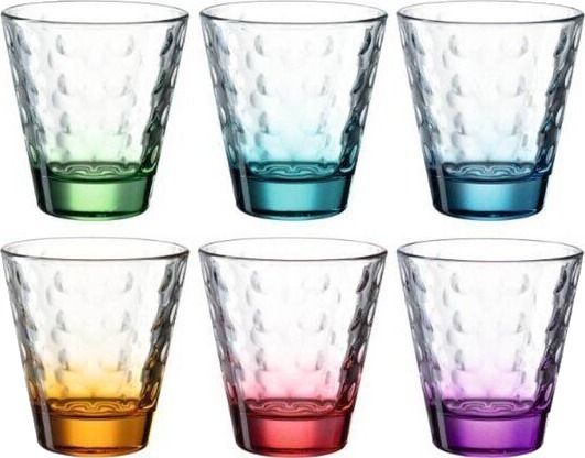 Leonardo Optic tumblerglass 6 stk assortert