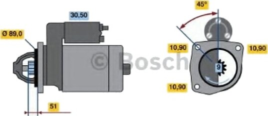 BOSCH 0 986 011 280 Starter