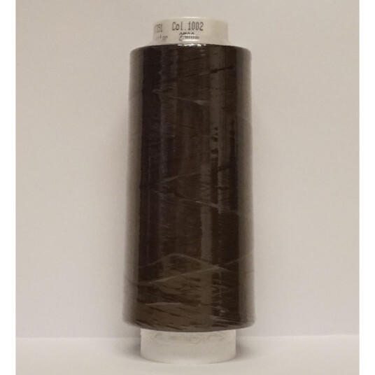 Mettler, Trojalock 2500m, Overlock Tråd Farge nr 1002 Very Dark Brown