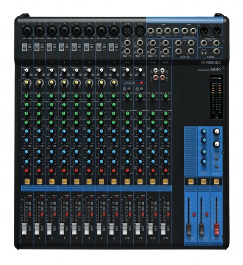 Yamaha MG16 Analog Mikser med Pop Up Etui Yamaha MG16 Analog Mikser med Pop Up Etui