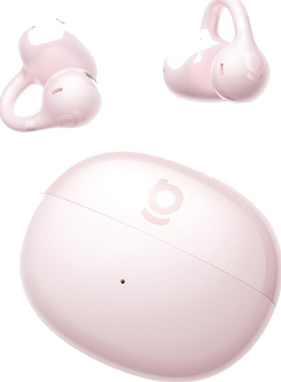 Baseus OWS Bass BC1 Earphones with Clip Pink