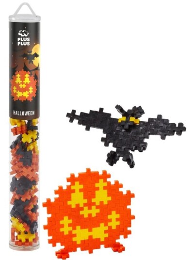Plus Plus Mini Tube Halloween byggesett 100 byggeklosser