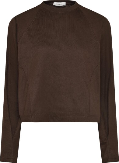 Topshop Tsrosa Reglan Cinch Cuff Tie Jrs CHOCOLATE BROWN XS Topshop Tsrosa Reglan Cinch Cuff Tie Jrs CHOCOLATE BROWN XS