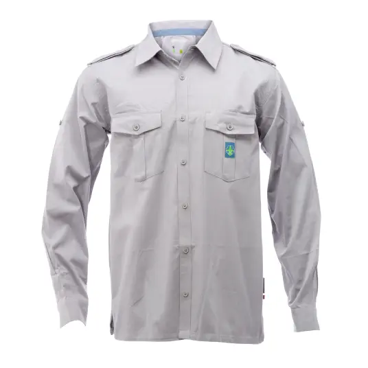 Speiderskjorta til herre 3XL NSF Speiderskjorte M 3XL Grey