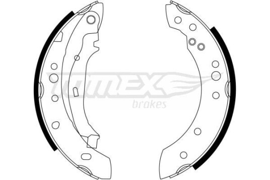 Bremsesko sett TOMEX Brakes TX 23 23