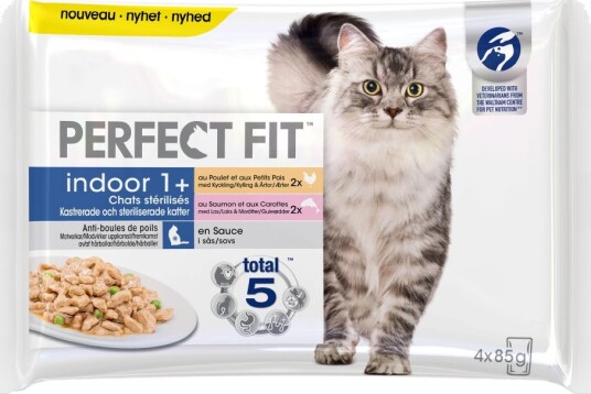Perfect Fit Våtfôr Adult Sterilise Indoor 1+ 4 X 85 G
