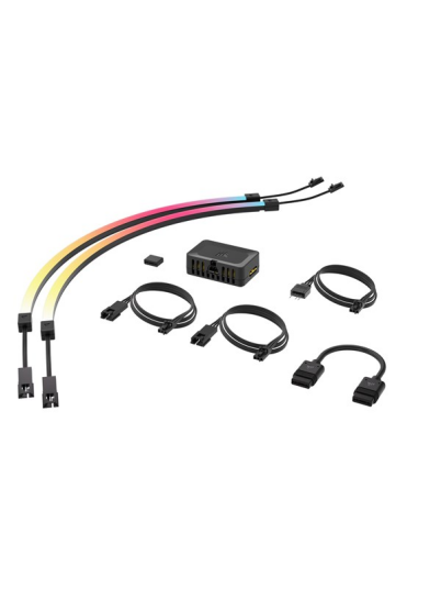 Corsair iCUE LINK LS430 Aurora RGB lysstripesett 2 stk. Corsair iCUE LINK LS430 Aurora RGB lysstripesett 2 stk.