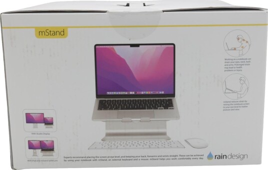 Rain Design mStand Laptopstativ Aluminium sølv