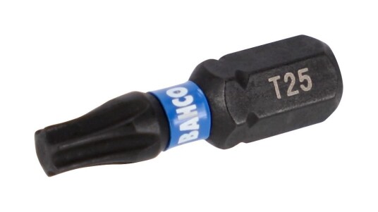 Sett Med 25 Stk. 1/4" Slagbits For Torx Skruer T25/25Mm, Bahco [66Im/T25c-25P].