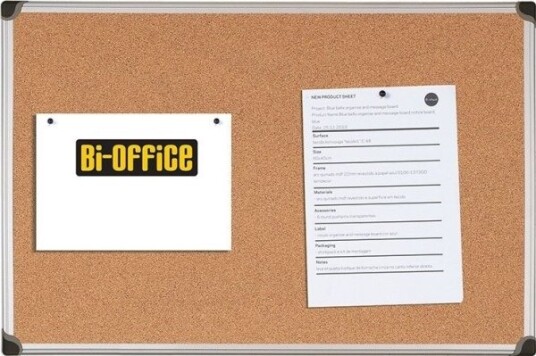 Bi-Office Korktavle Bi-Office 120X90 Cm, Aluminiumsramme Bi-Office Korktavle Bi-Office 120X90 Cm, Aluminiumsramme