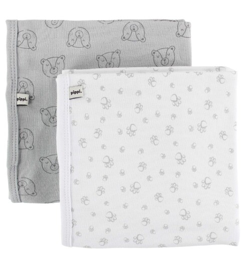 Pippi Babyteppe 2pack havnetåke