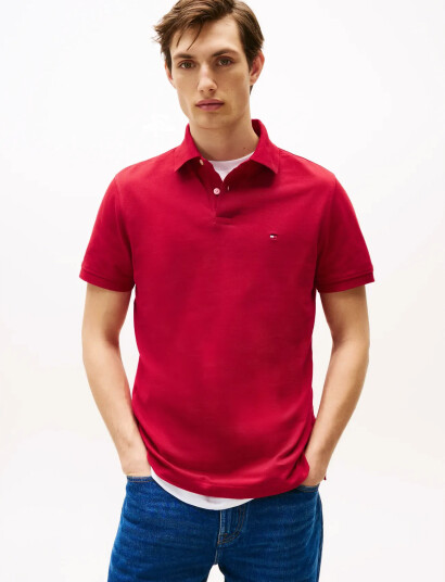 Tommy Hilfiger 1985 Regular Polo - Red - XXL
