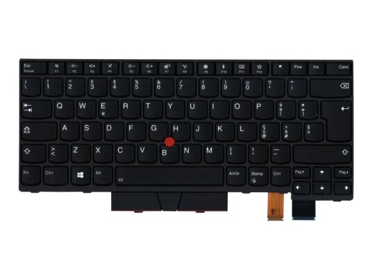 Chicony - Erstatningstastatur For Bærbar Pc - Med Trackpoint, Ultranav - Bakbelysning - Qwerty - Italiensk - Fru - For Thinkpad A475 20Kl, 20Km T470 20Hd, 20He, 20Jm, 20Jn