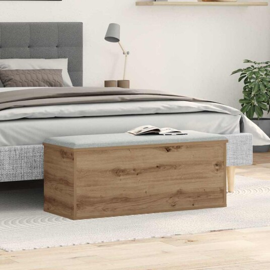 Oppbevaringsboks i Artisan Eik 90x35x35 cm Laget av Tre Oppbevaringsboks i Artisan Eik 90x35x35 cm Laget av Tre